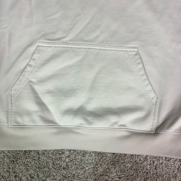 Baseballism Baseball Theme Youth Large Doubles & Bubbles Cream and Pink Hoodie - Picture 9 of 16